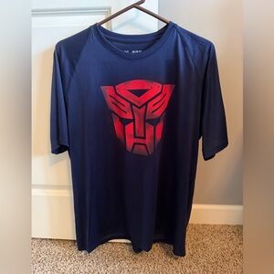 Mens Under Armour HeatGear Loose Fit Authentic Transformer Short Sleeve Shirt